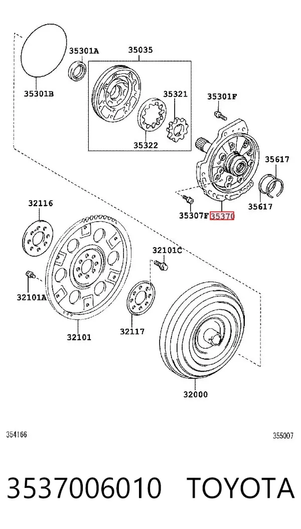  3537006010 Toyota