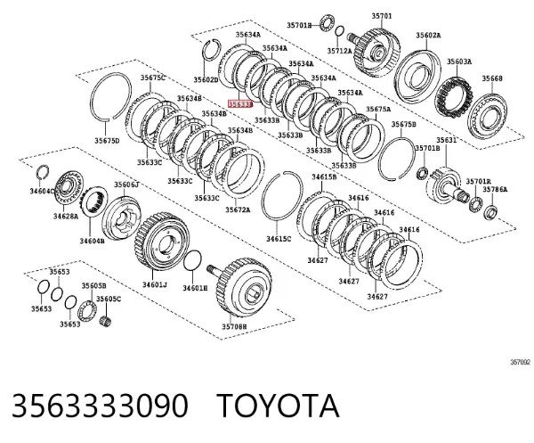  3563333090 Toyota