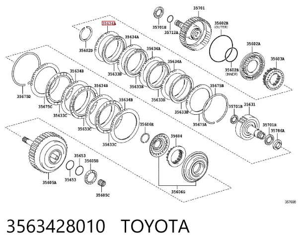  3563428010 Toyota