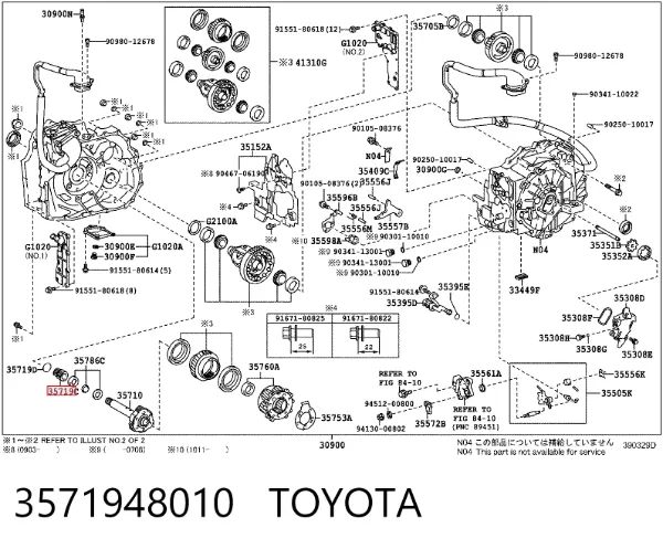  3571948010 Toyota