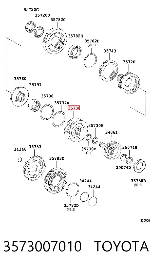 3573007010 Toyota