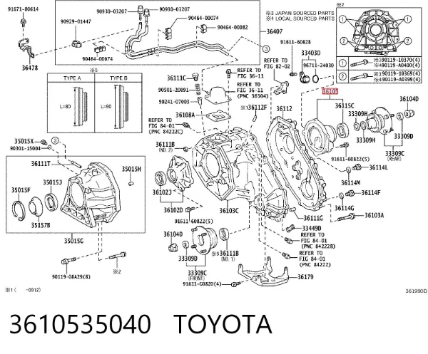  3610535040 Toyota