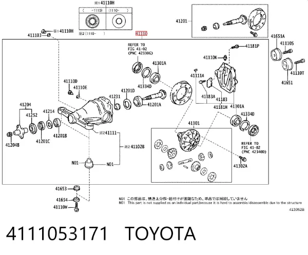  4111053171 Toyota