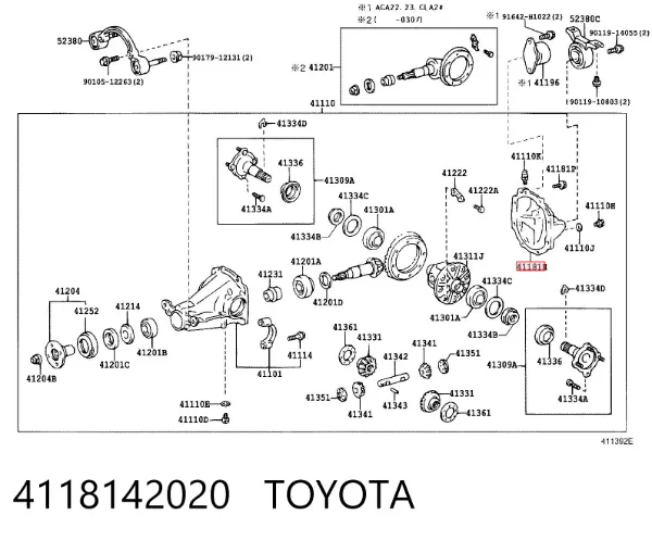  4118142020 Toyota