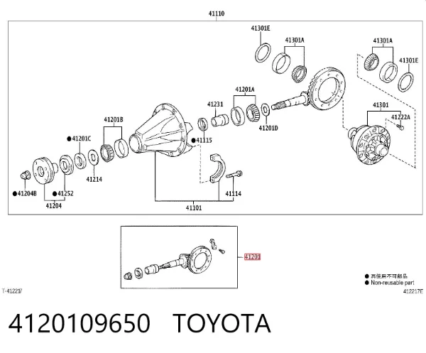  4120109650 Toyota