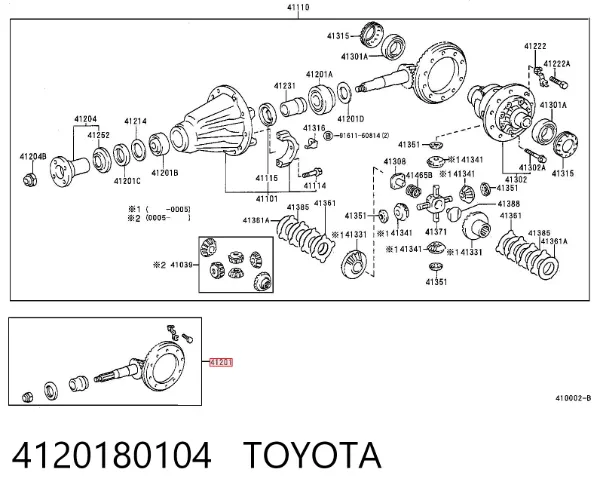  4120180104 Toyota
