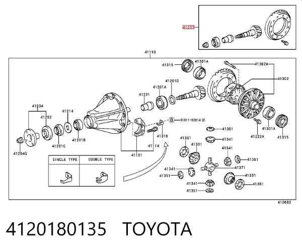  4120180135 Toyota