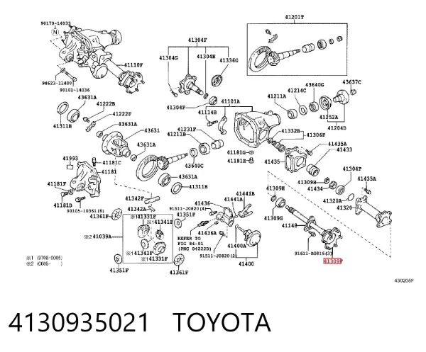  4130935021 Toyota
