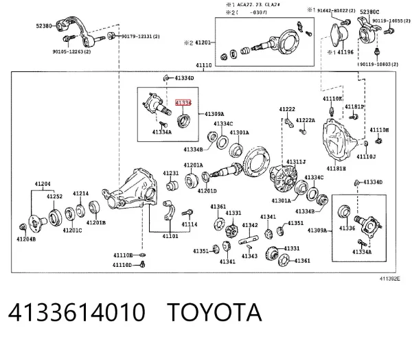 Пробка поддона двигателя 4133614010 Toyota
