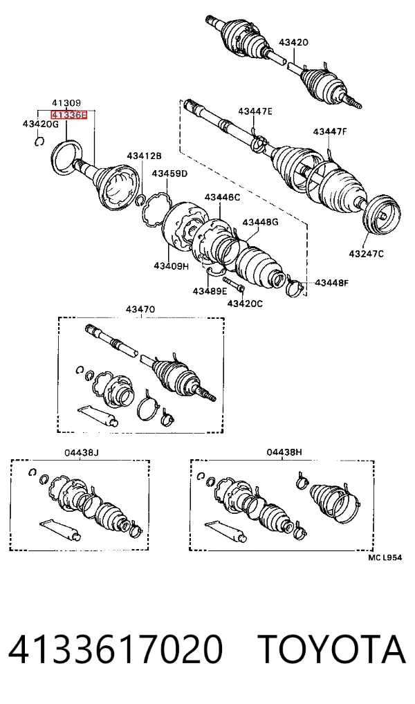  4133617020 Toyota