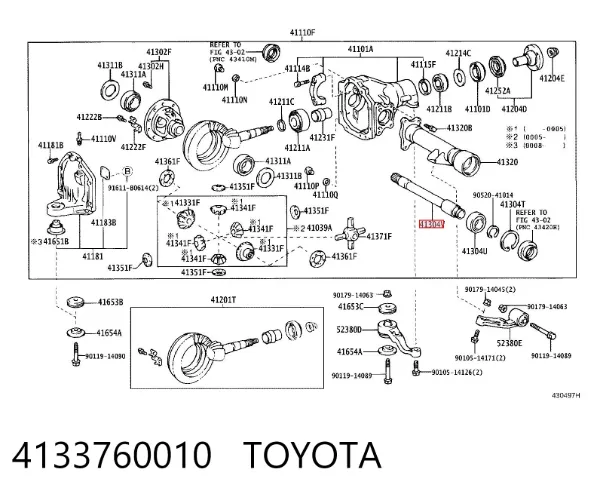  4133760010 Toyota