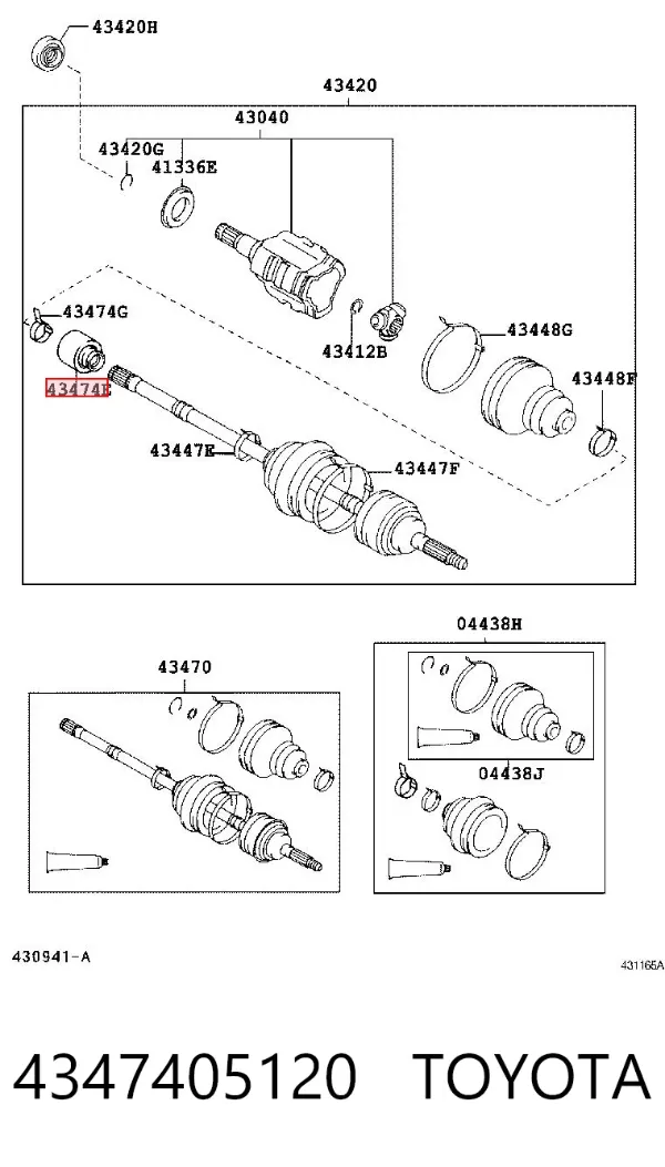  4347405120 Toyota