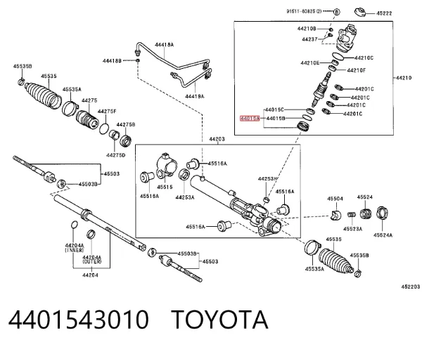  4401543010 Toyota