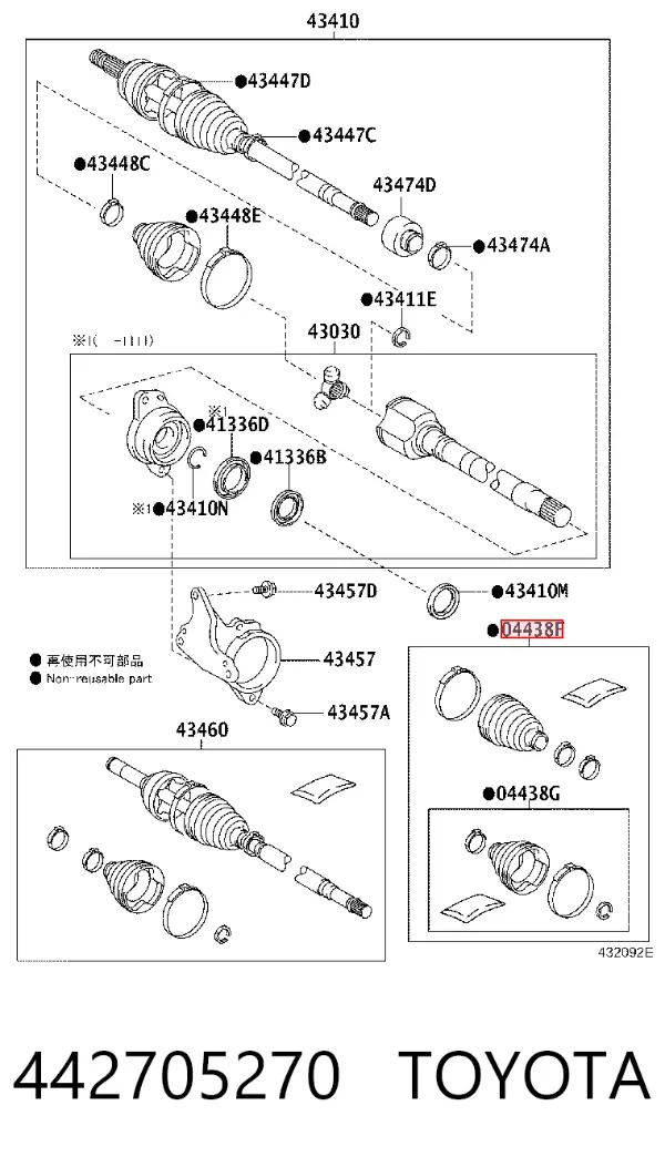  442705270 Toyota