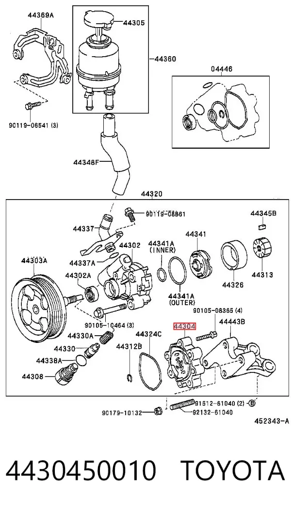  4430450010 Toyota