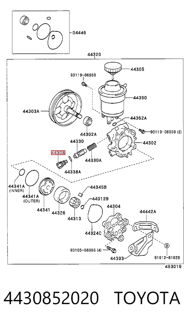  4430852020 Toyota