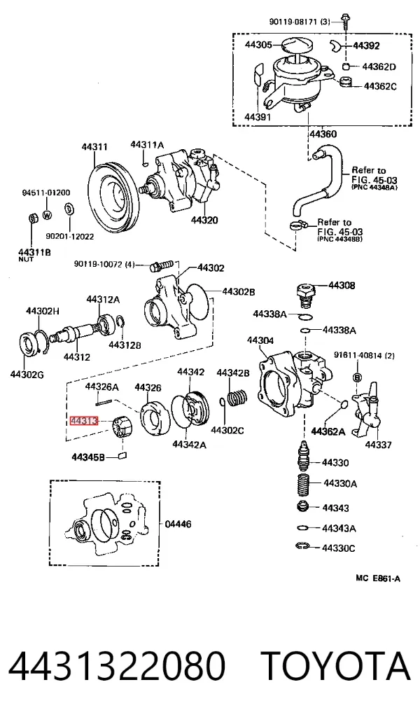  4431322080 Toyota