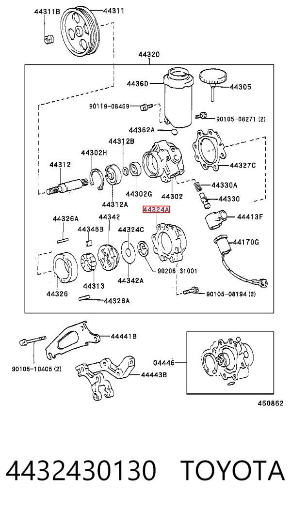  4432430130 Toyota