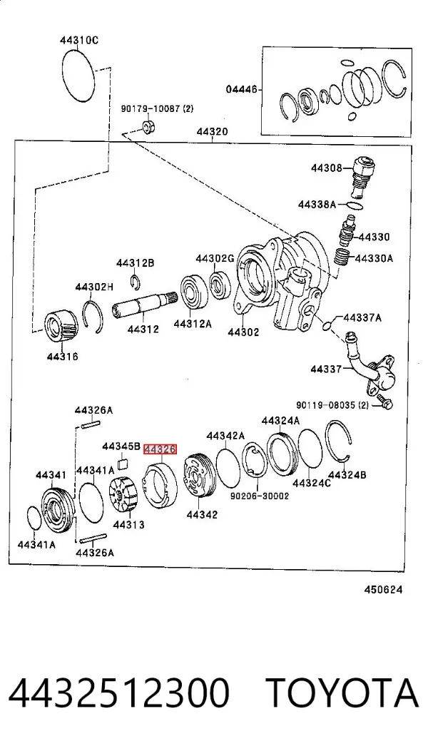  4432512300 Toyota