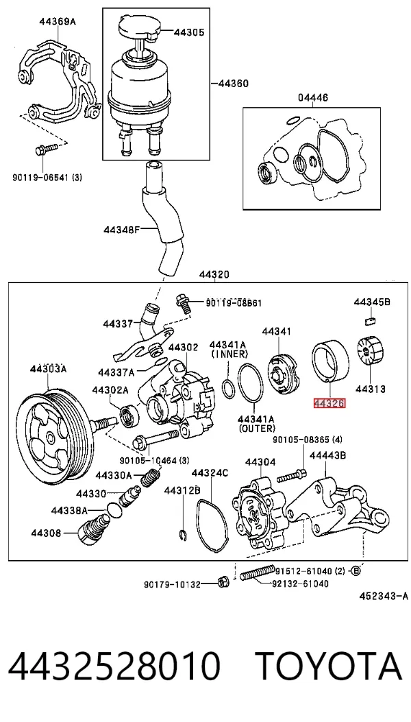  4432528010 Toyota