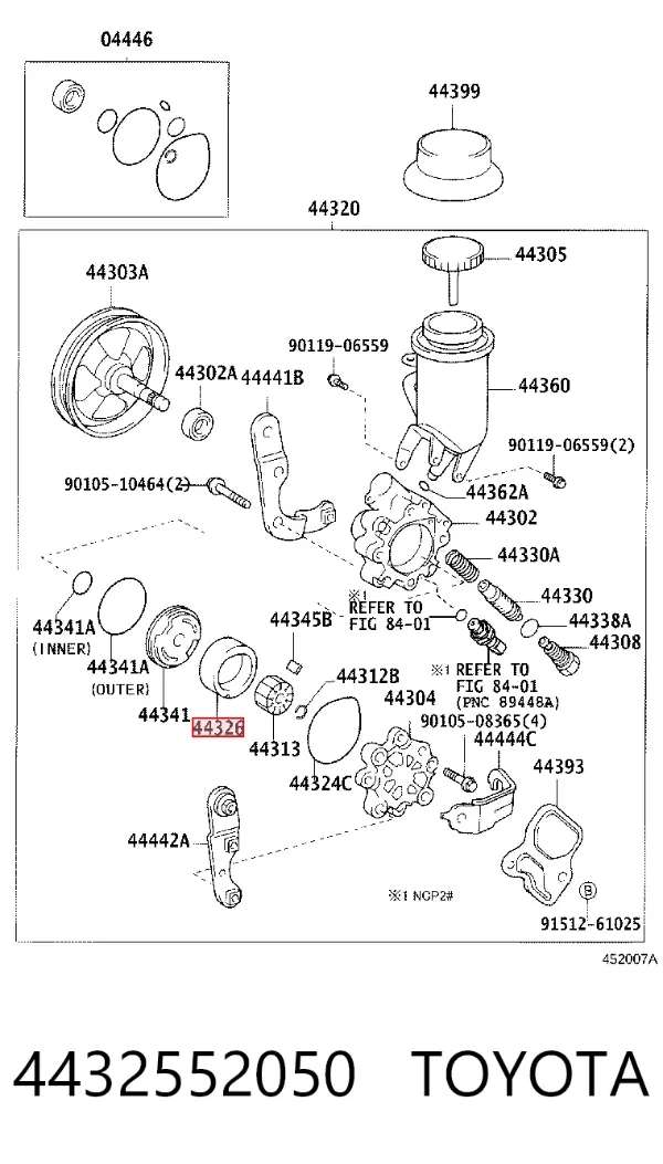  4432552050 Toyota