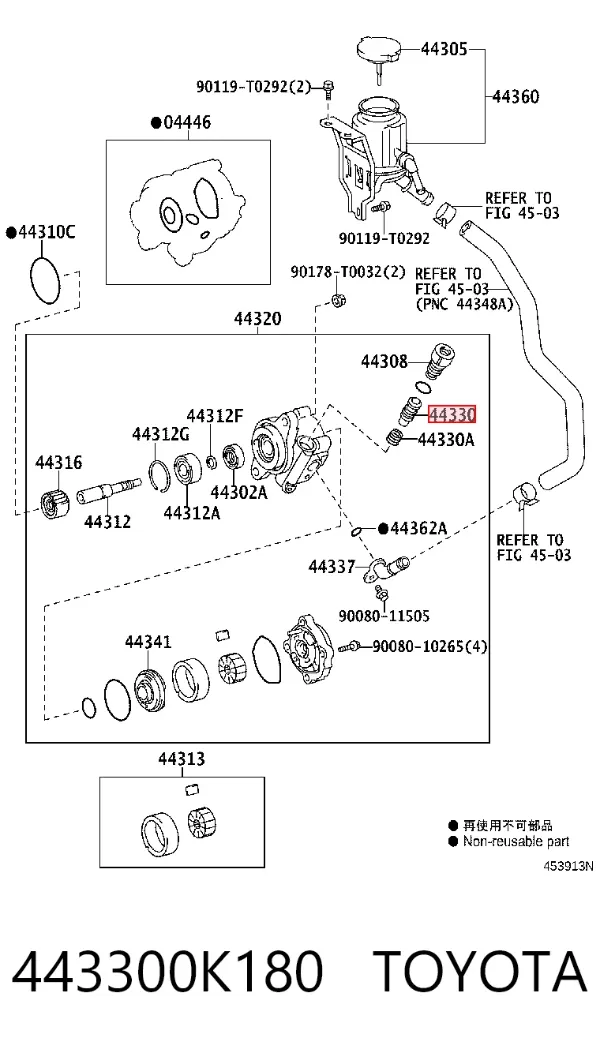  443300K180 Toyota
