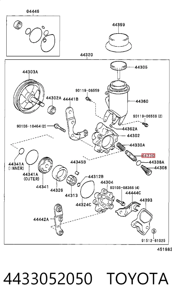  4433052050 Toyota