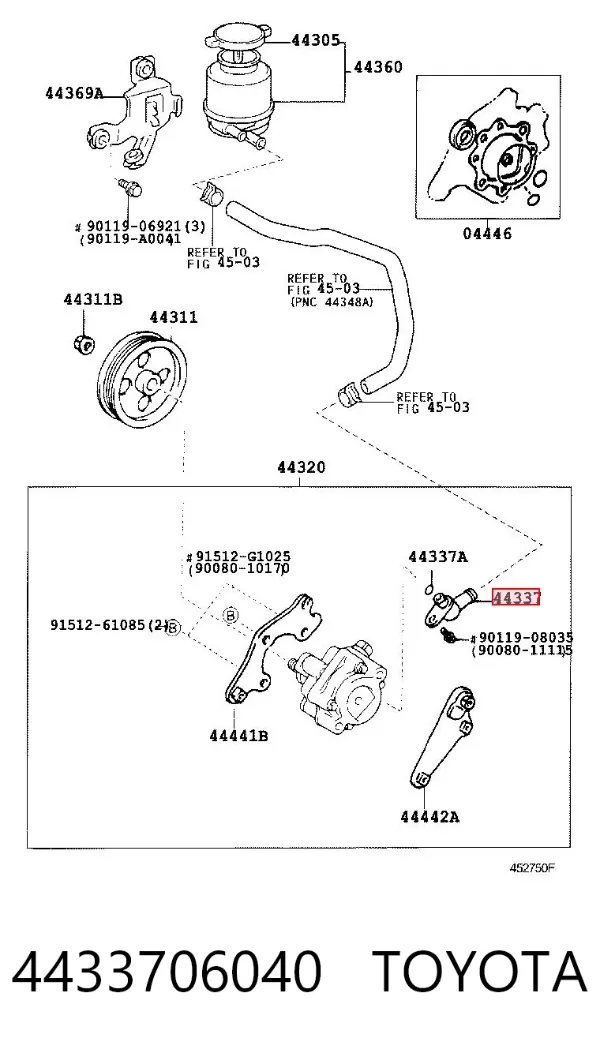  4433706040 Toyota