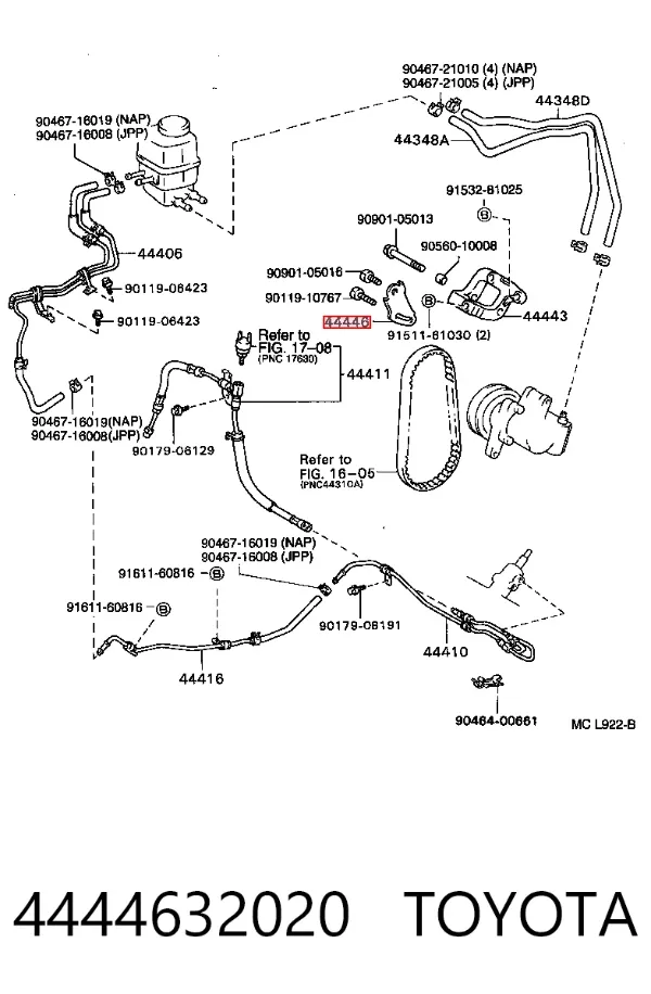  4444632020 Toyota