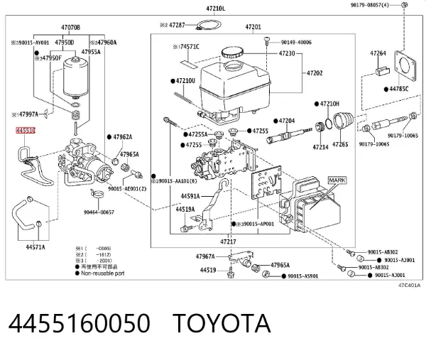  4455160050 Toyota