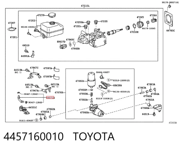  4457160010 Toyota