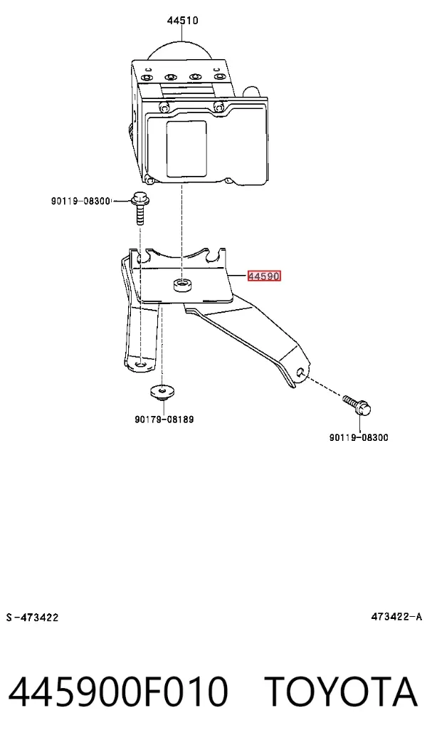  445900F010 Toyota