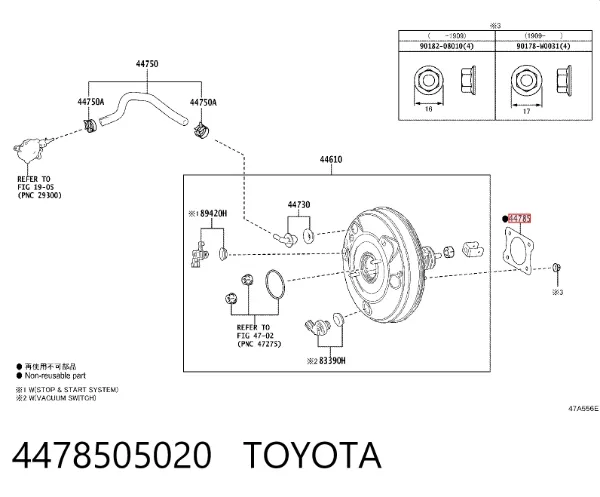  4478505020 Toyota