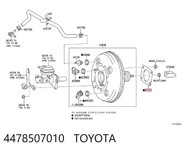  4478507010 Toyota