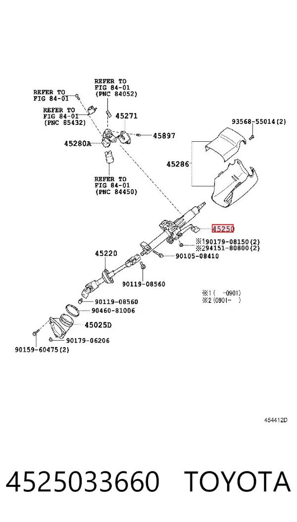 Рулевая колонка Toyota Camry VI