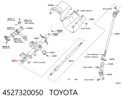 Втулка рулевой колонки TOYOTA 4527320050