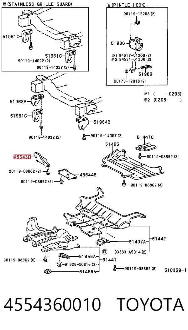  4554360010 Toyota