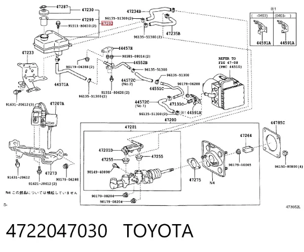 Бачок тормозной Toyota Prius NHW20