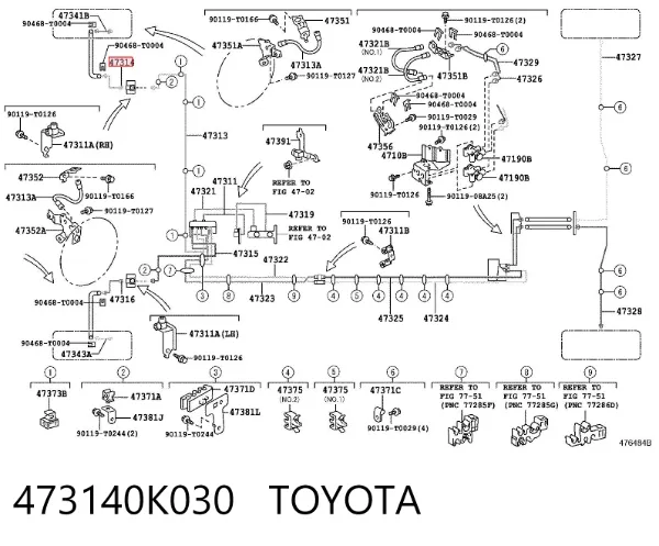  473140K030 Toyota
