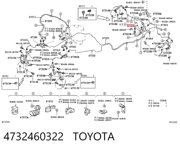  4732460322 Toyota