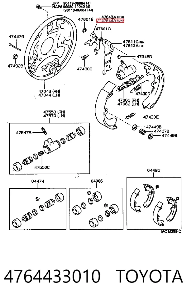  4764433010 Toyota