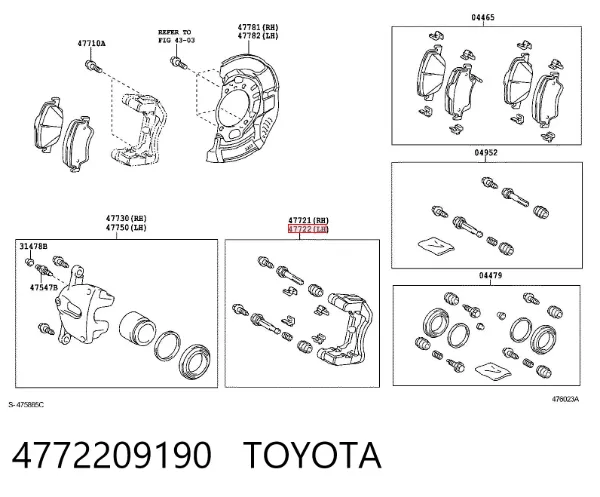  4772209190 Toyota