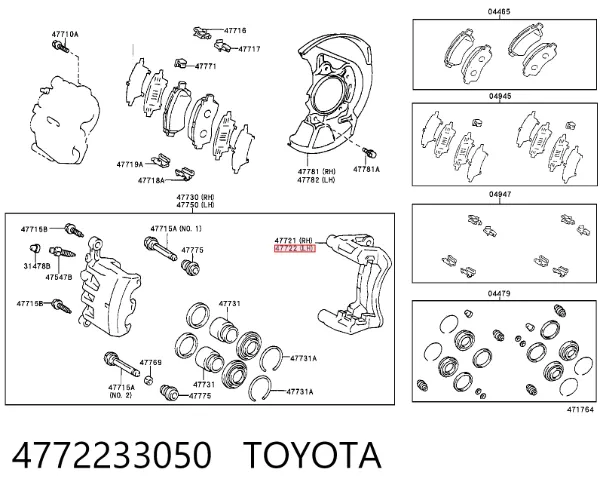  4772233050 Toyota
