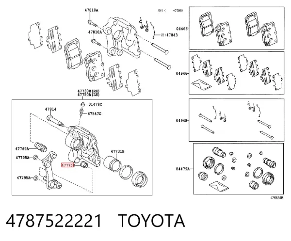  4787522221 Toyota
