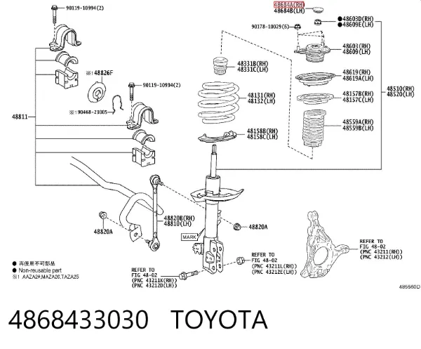  4868433030 Toyota
