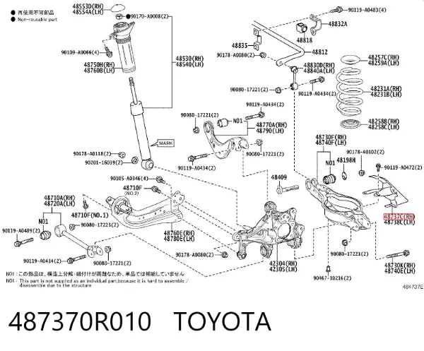  487370R010 Toyota