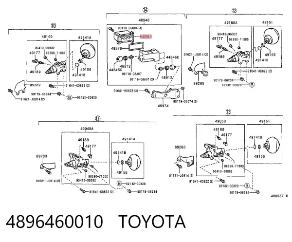  4896460010 Toyota