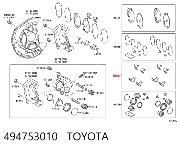  494753010 Toyota