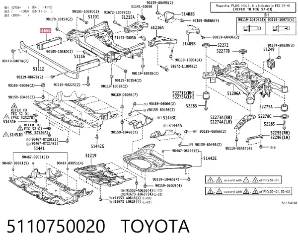  5110750020 Toyota