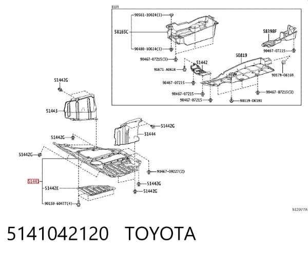 Защита двигателя Toyota RAV4 IV